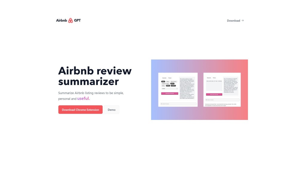 Airbnb Review Summarizer