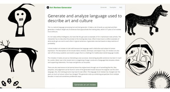 Art Review Generator