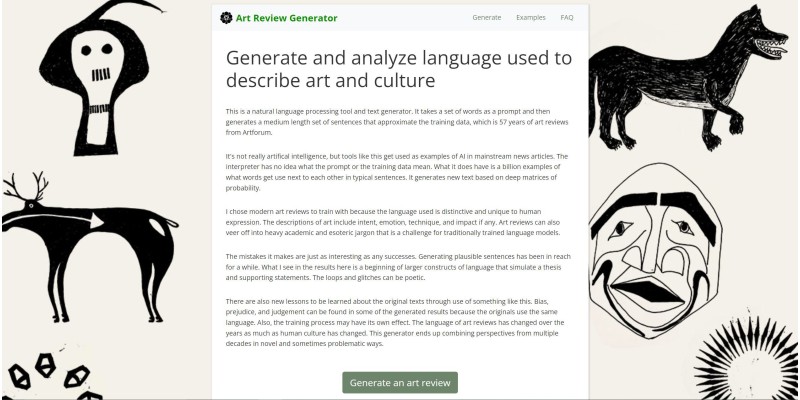 Art Review Generator