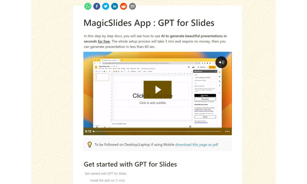 GPTforSlides