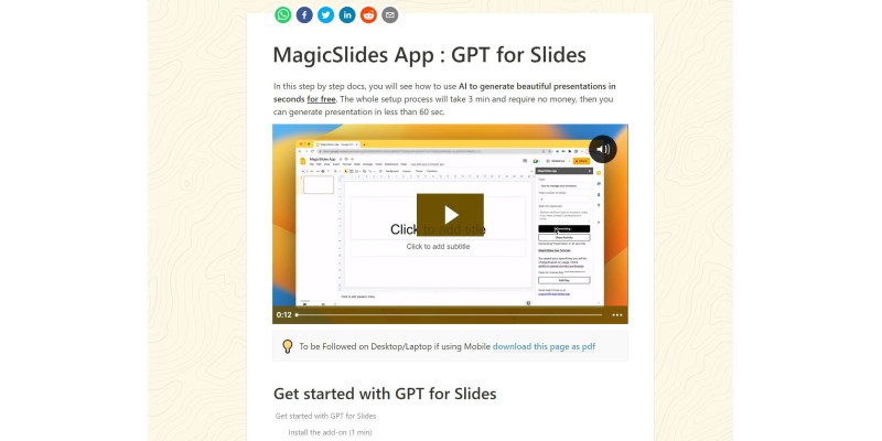 GPTforSlides