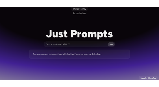 Just Prompts