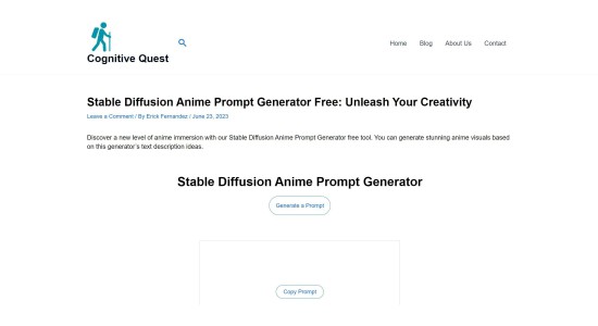 Stable Diffussion Anime Prompter