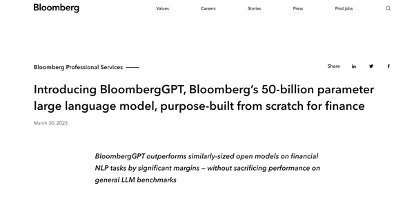 BloombergGPT