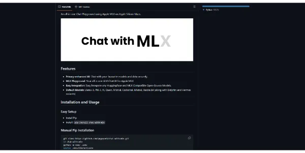 Chat with MLX