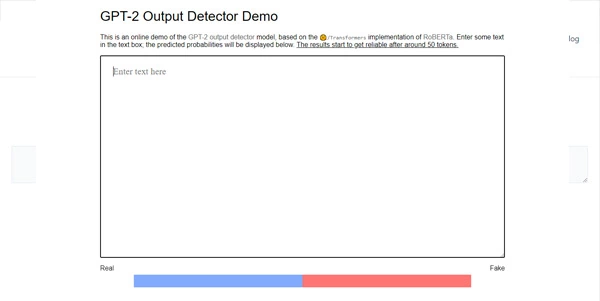 GPT-2 Output Detector