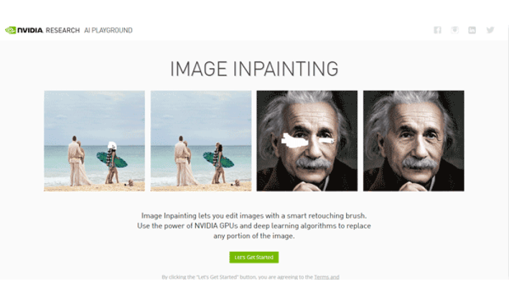 Inpainting Nvidia