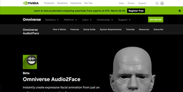 Omniverse Audio2Face