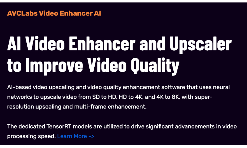 AVCLabs Video Enhancer