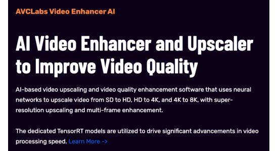 AVCLabs Video Enhancer