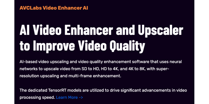 AVCLabs Video Enhancer