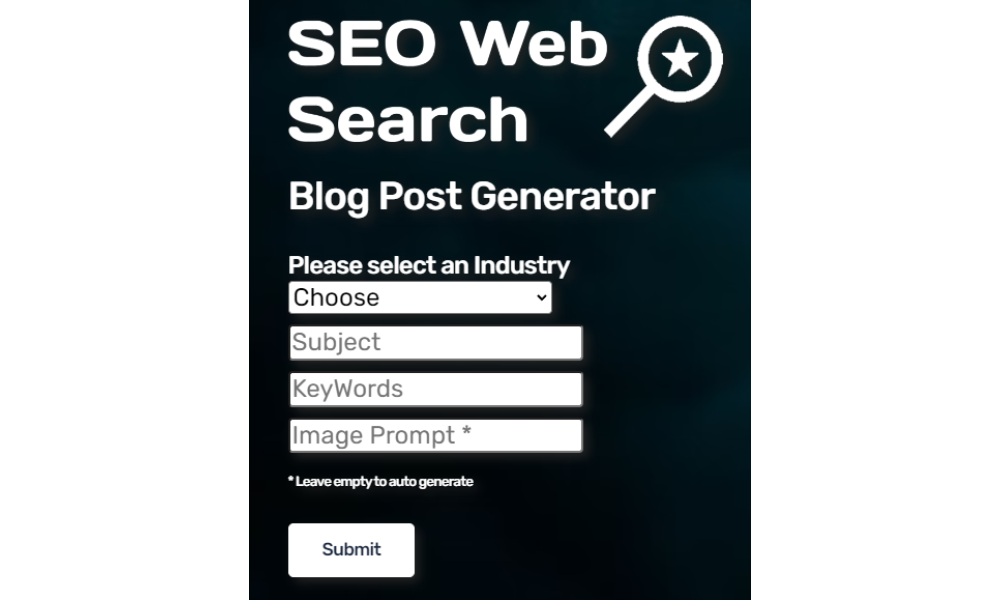 Blog Post Generator