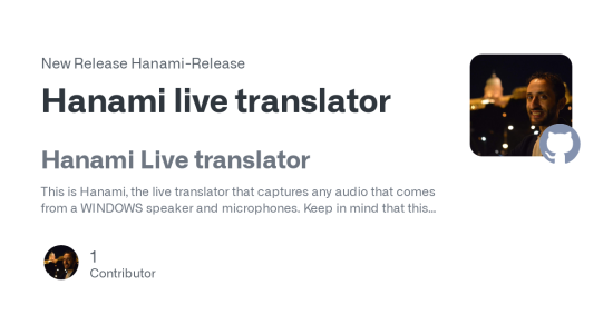 Hanami live translator