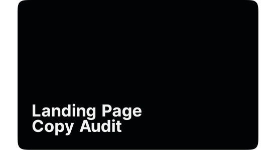 Landing Page Copy Audit