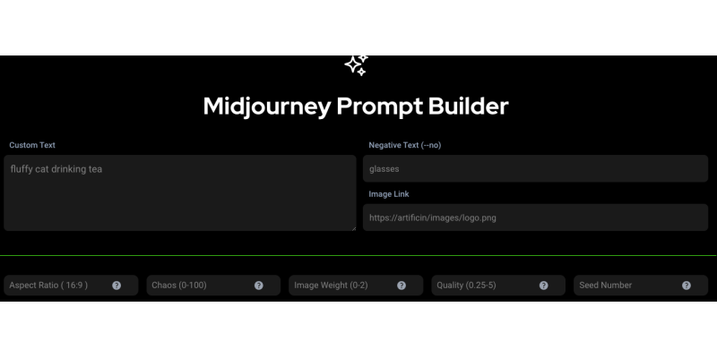 Midjourney Prompt Builder