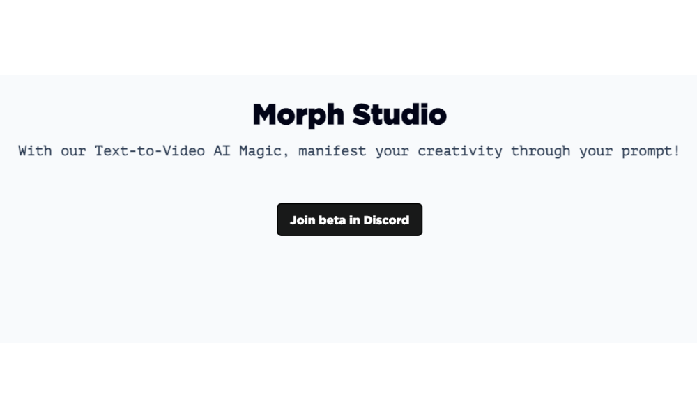 Morph Studio