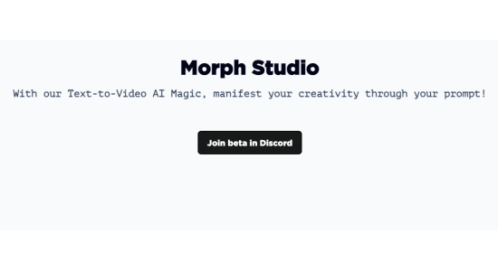 Morph Studio