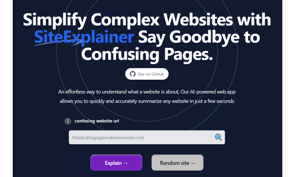 SiteExplainer