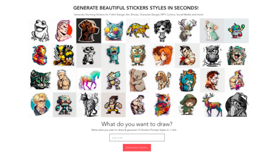 Sticker Prompt Generator