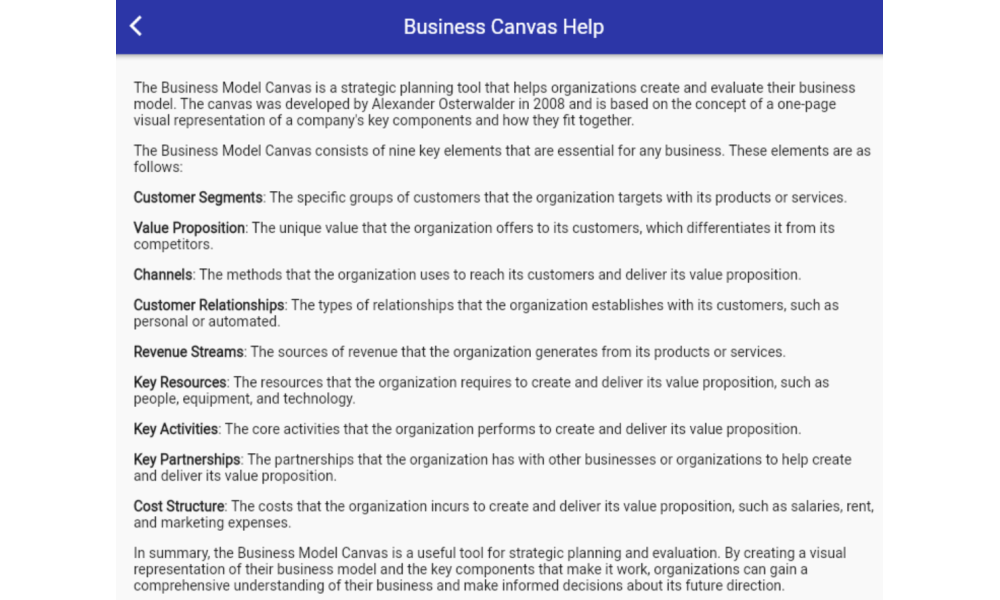 Strategizing App