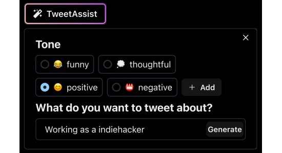 Tweet Assist App