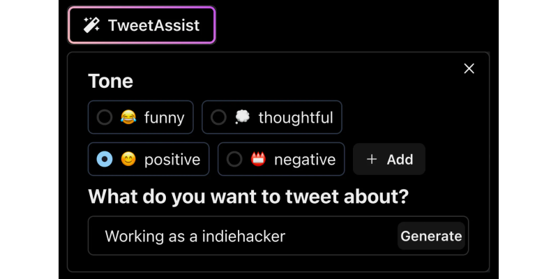 Tweet Assist App