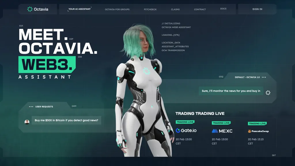 Octavia - Your crypto AI Assistant