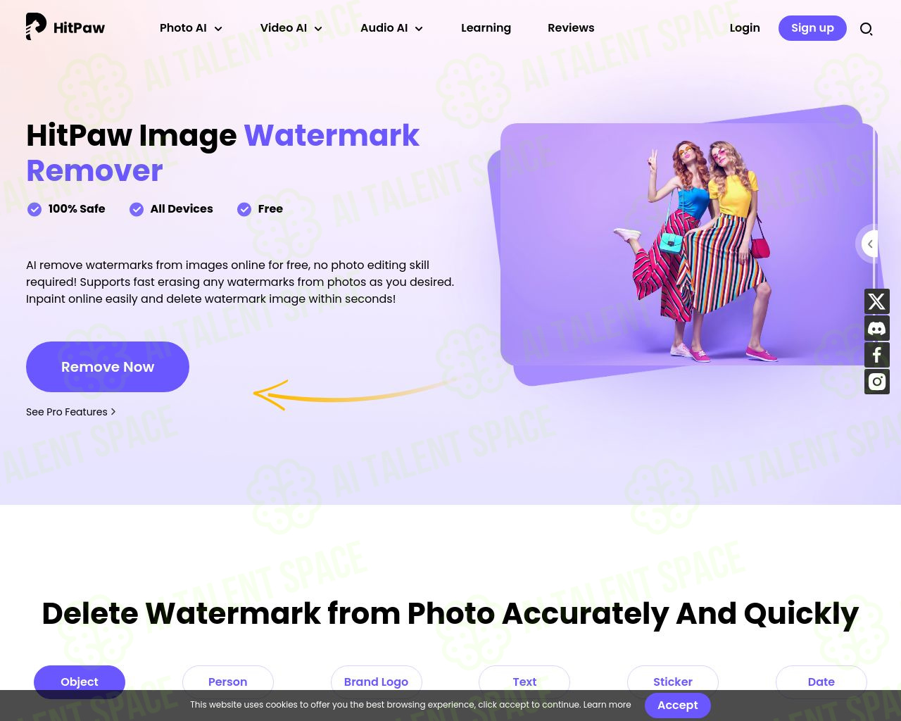 HitPaw Online Photo Enhancer - Image 1