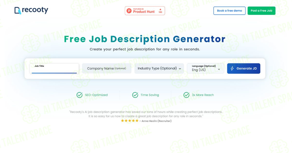 Recooty - Job Description Generator - Image 1