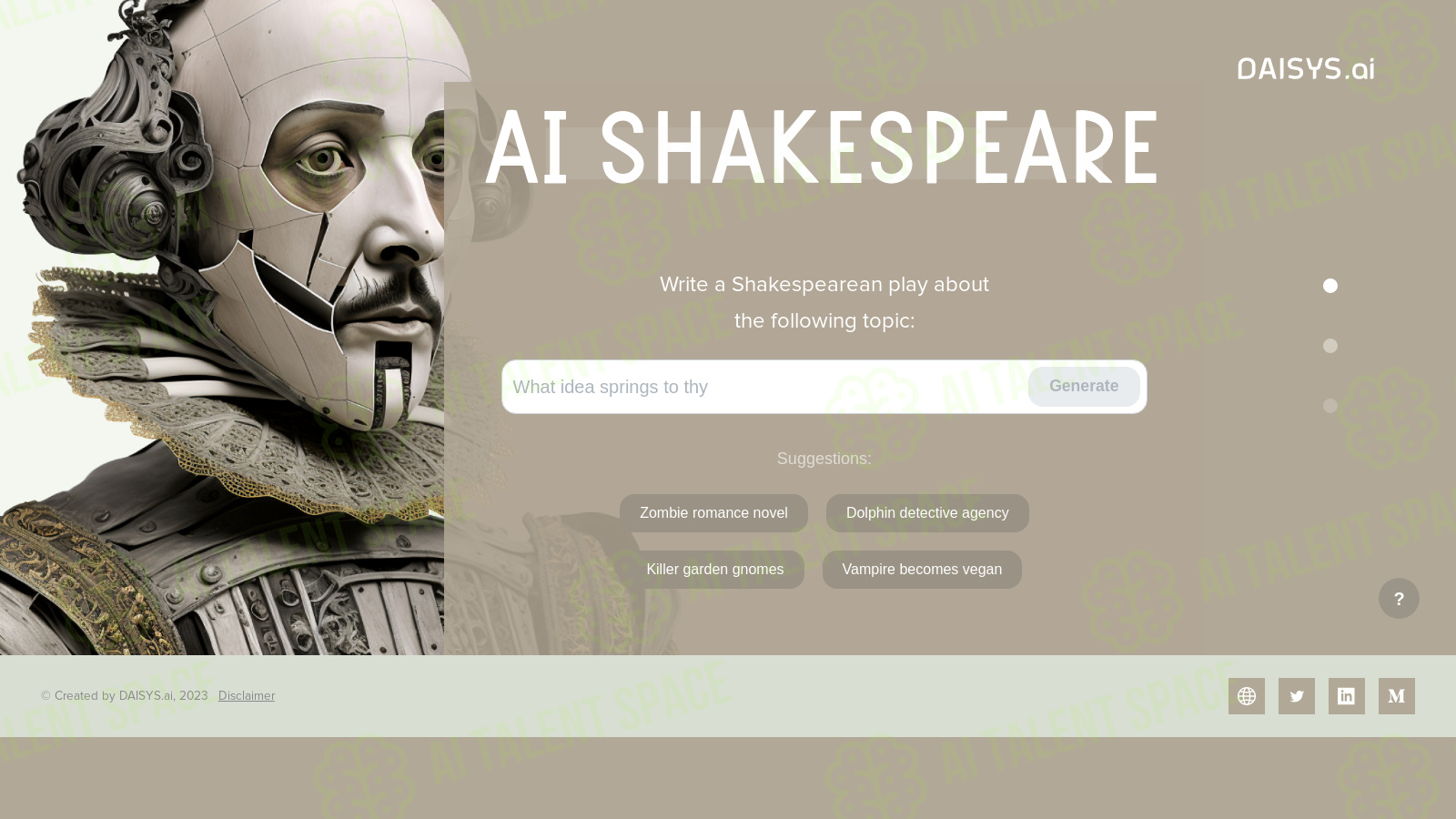 AI Shakespeare - Image 1