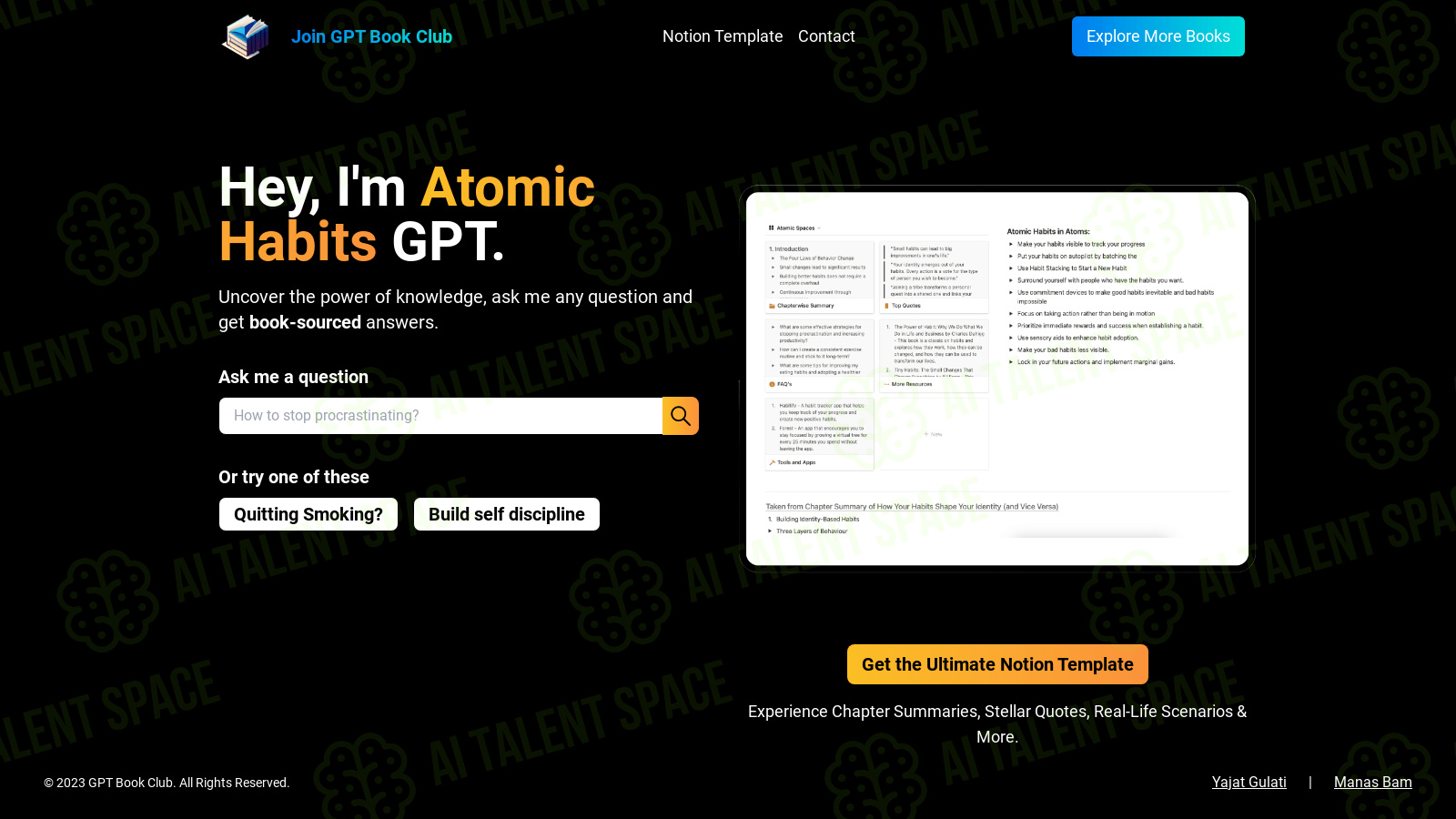 Atomic Habits GPT - Image 1