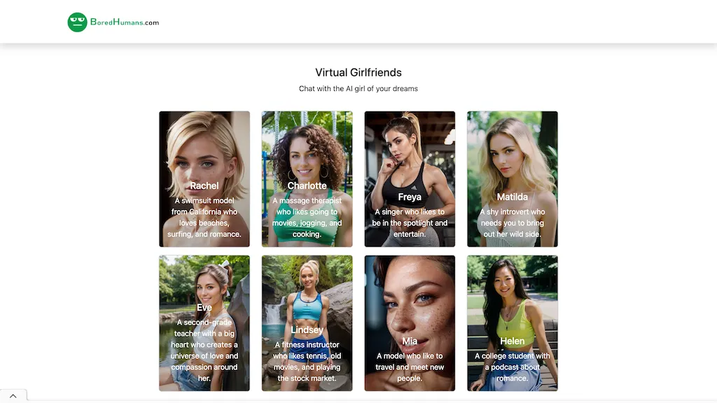 Free Virtual Girlfriends