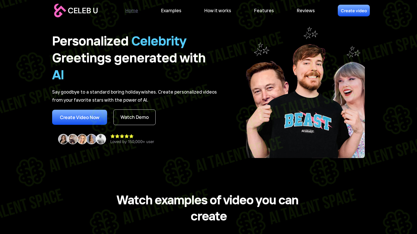 CelebU Video Generator - Image 1