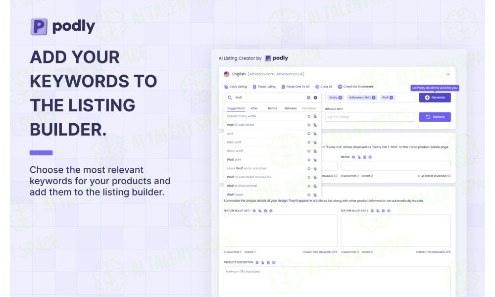 AI Listing Creator by Podly - Image 2