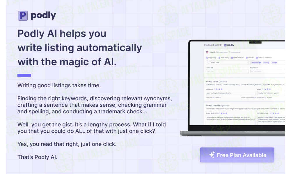 AI Listing Creator by Podly - Image 3