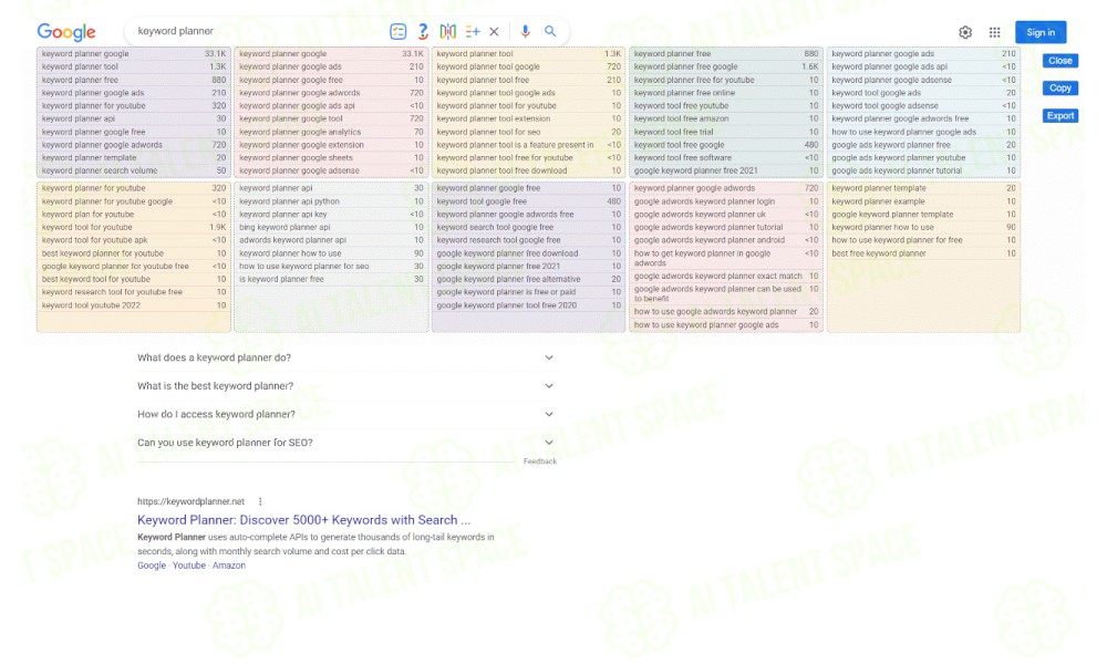 PPCexpo Keyword Planner - Image 4