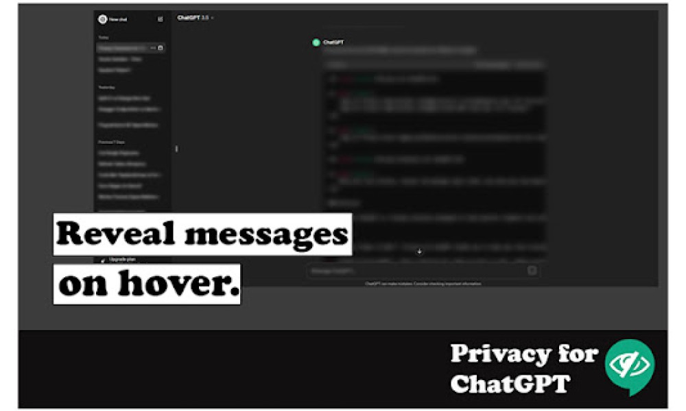 Privacy for ChatGPT