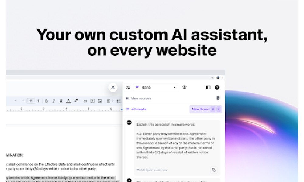 Rane's Custom Assistants