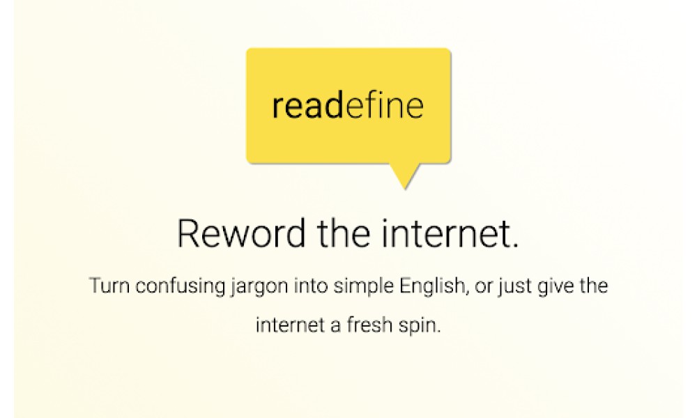 Readefine