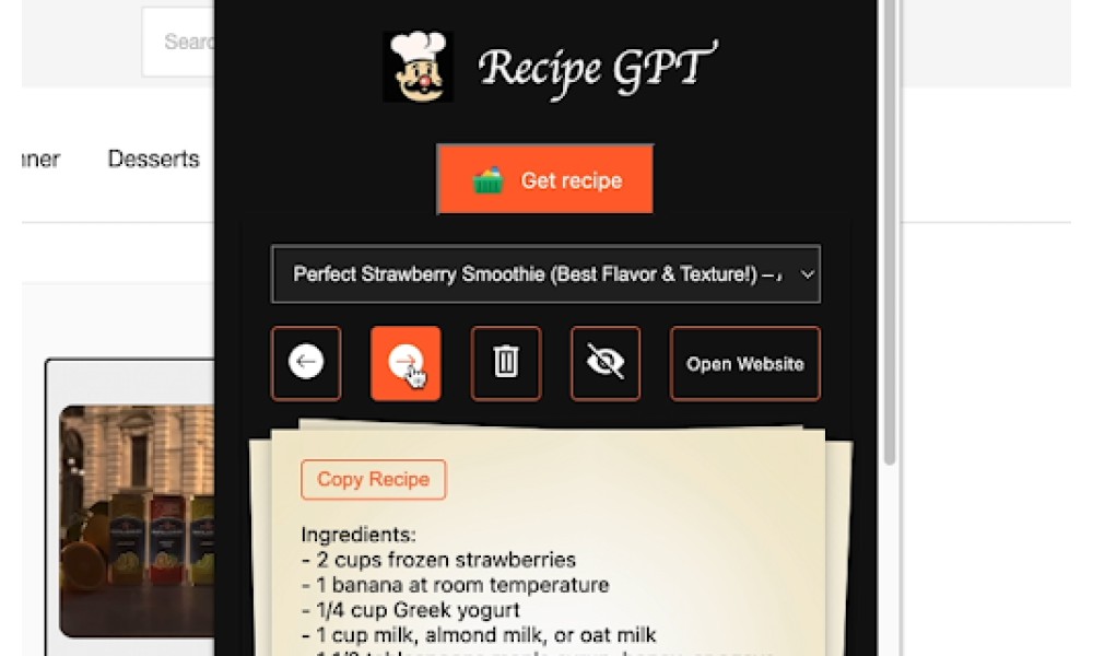 Recipe GPT