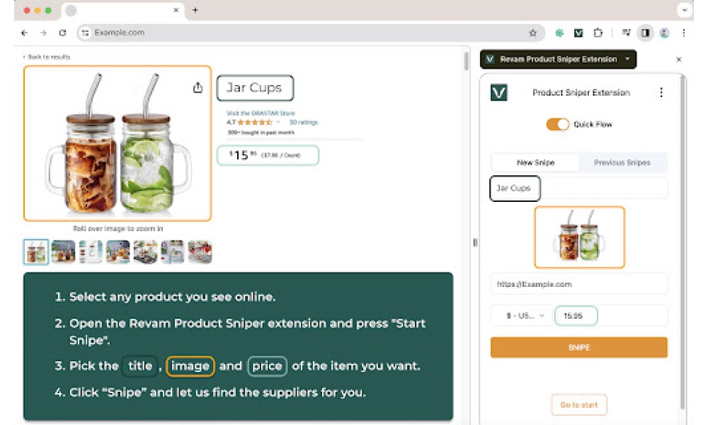 Revam Product Sniper