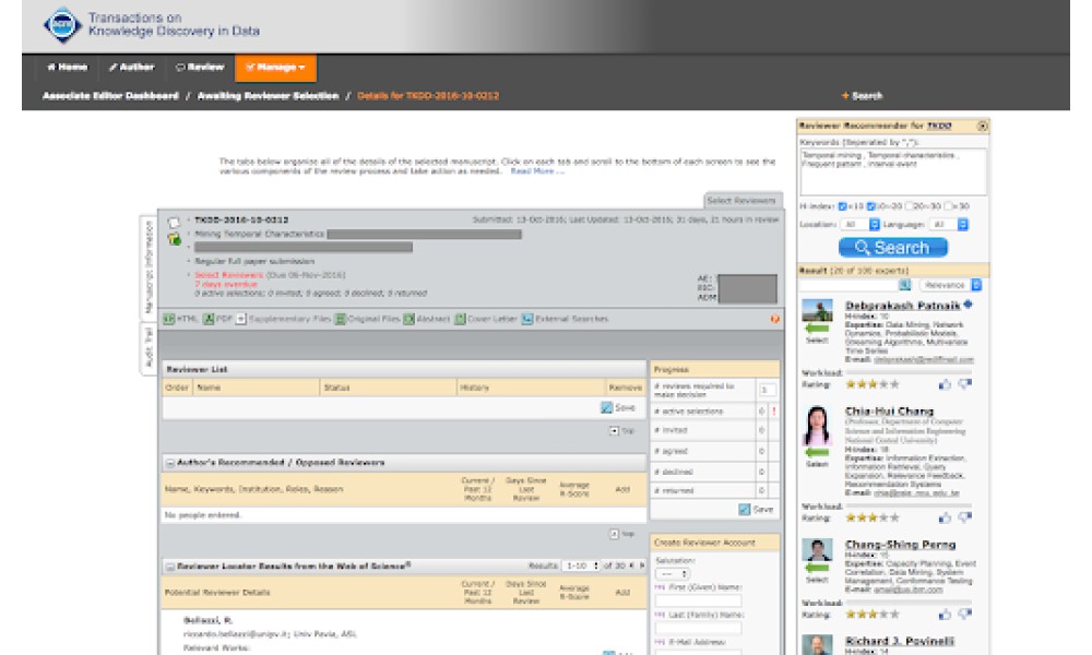 Reviewer Recommender