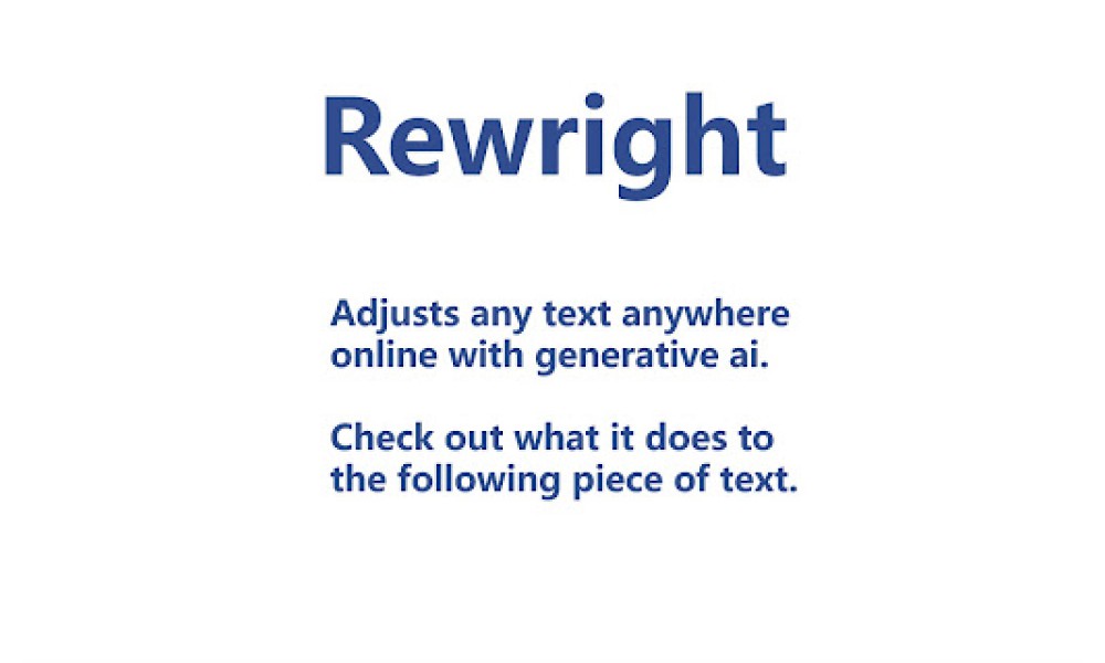 Rewright