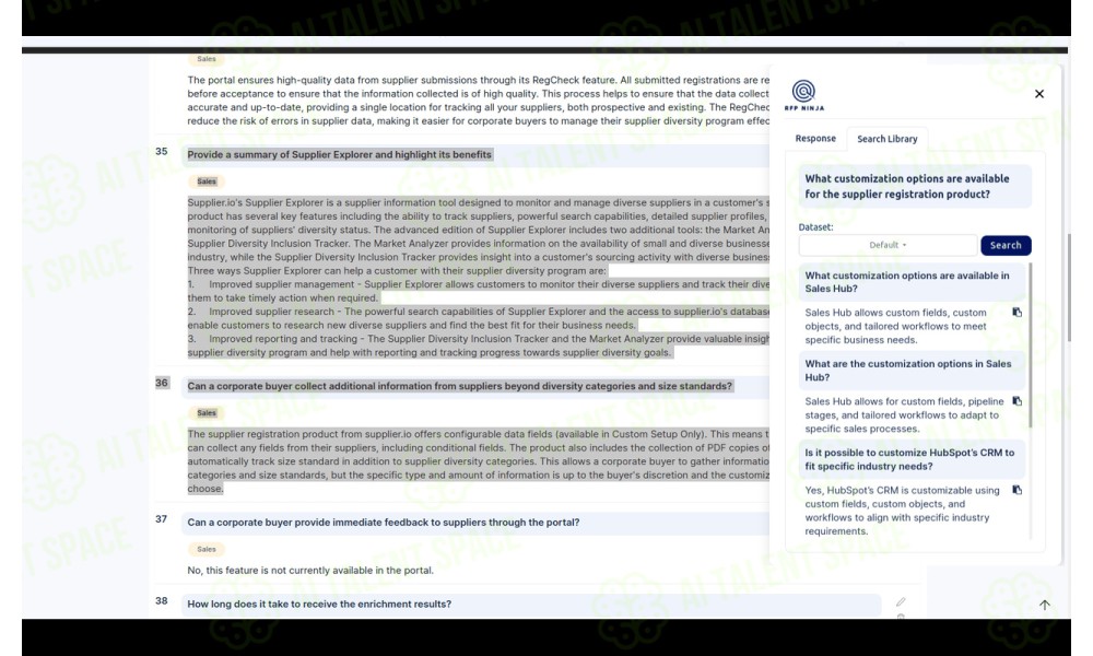 RFP Ninja Chrome Extension - Image 1