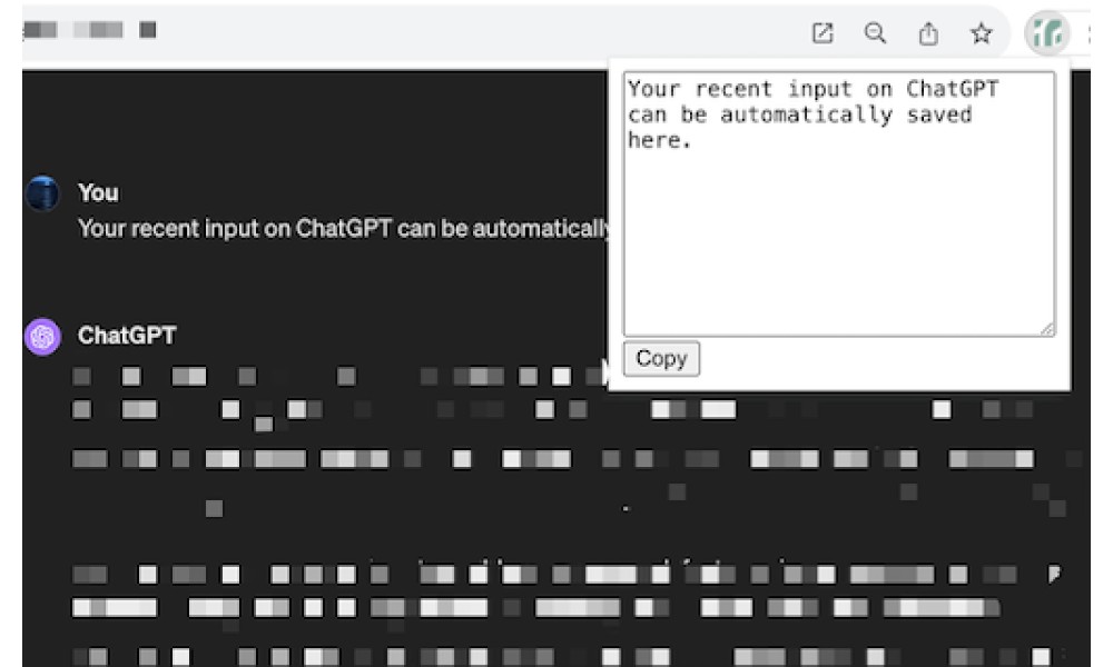 Save ChatGPT Input
