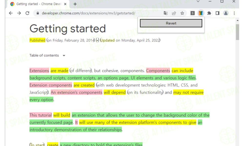 Sentence Rewriter Chrome Extension - Image 3