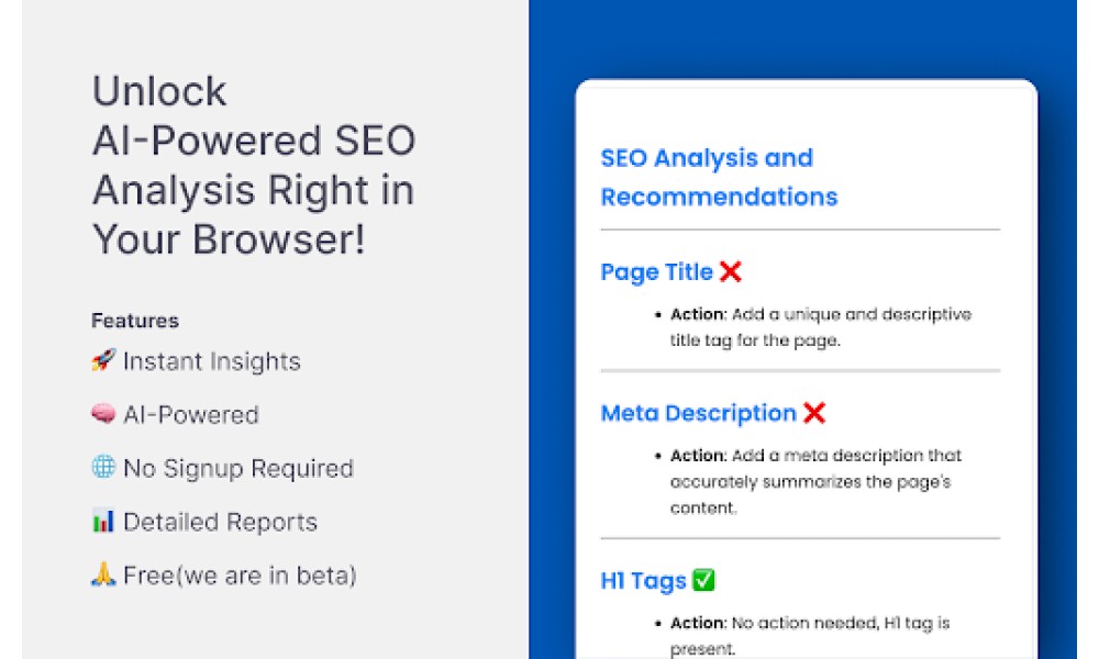 SEO PollyAI Analyzer