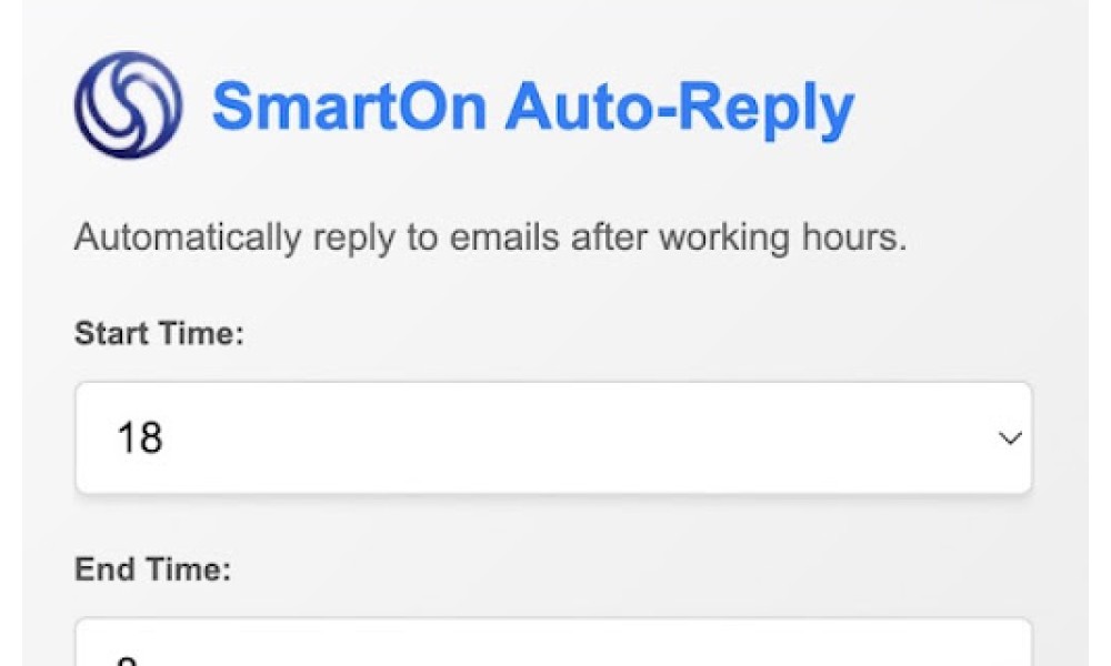 SmartOn Auto-Reply
