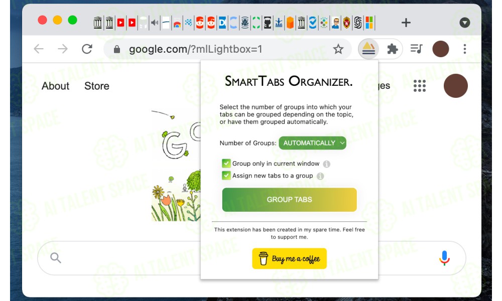 Tab Grouping Extension - Image 1