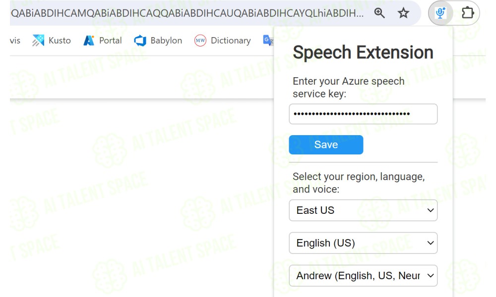 Azure Speech Text-to-Speech Extension - Image 2